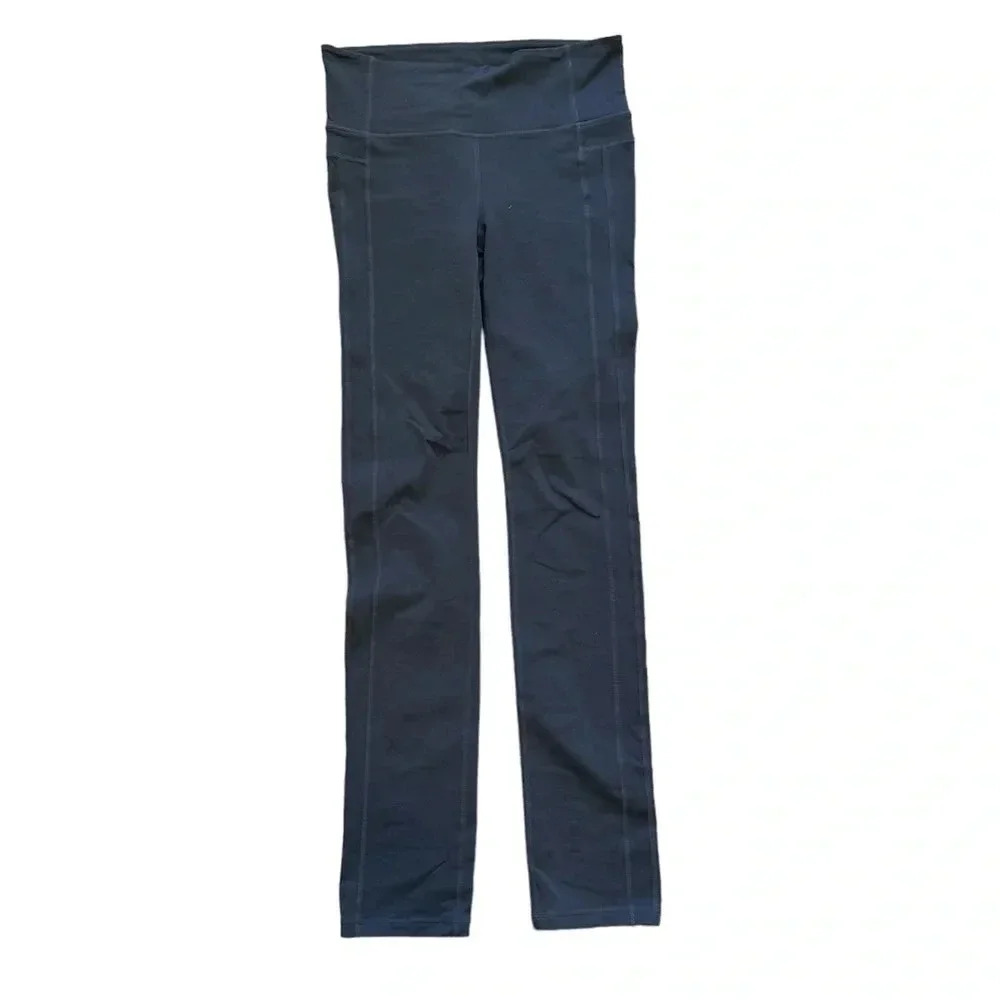 ATHLETA Women’s Dark Gray Elation Leggings Pants Size Small